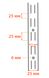 Кронштейн двойной для ДСП/стекла/дерева 370 мм (белый) ТМ "KOLCHUGA" (Кольчуга) (40508289) 40508289 фото 6