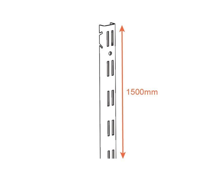 Стійка (1500х25 мм) WHITE Edition біла ТМ "KOLCHUGA" (Кольчуга) (40508295) 40508295 фото