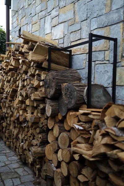 Стелаж для зберігання дров (дровниця) БЕЗ КОЛІС (1825х330х800 мм) ТМ "KOLCHUGA" (Кольчуга) 9464276589 фото