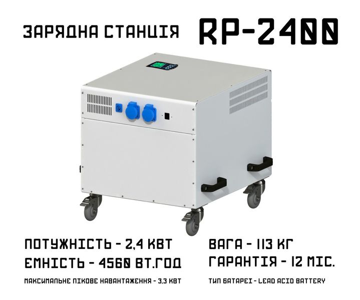 Зарядна станція RP-2400 (2,4 КВт) 1727890098 фото