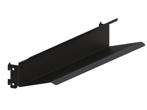 Полиця для взуття MAXI COM (906х140х90мм) BLACK Edition чорна ТМ "KOLCHUGA" (Кольчуга) (40529390) 40529390 фото