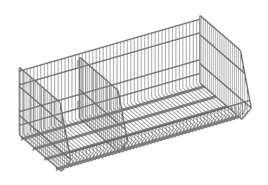 Перегородка для корзини торгівельної оцинкована (600х300 мм) ТМ "KOLCHUGA" (Кольчуга) 4978362651 фото