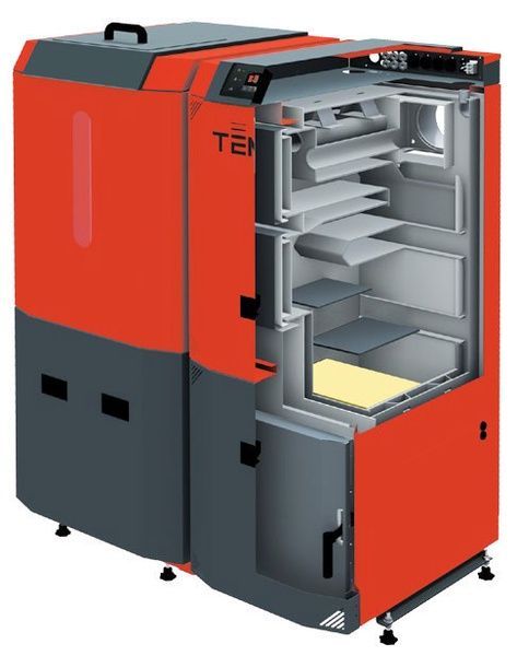 Стальной одноконтурный котел с автоматической пеллетной горелкой Draco D Bio Lux 30 1727890105 фото