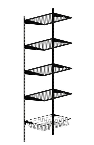 Корзина AIR BASKET(600х400х100 мм) BLACK Edition черная ТМ "KOLCHUGA" (Кольчуга) (40529341) 40529341 фото