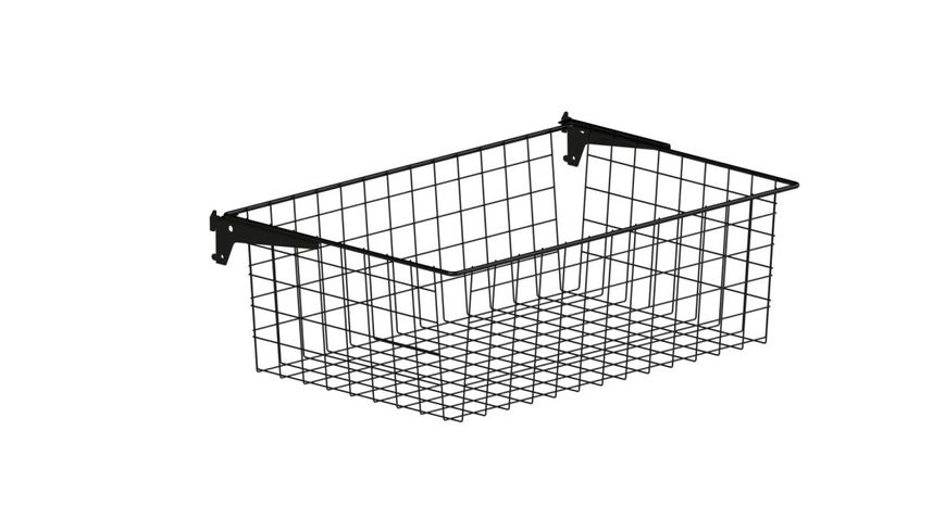 Корзина AIR BASKET(600х400х190 мм) BLACK Edition черная ТМ "KOLCHUGA" (Кольчуга) (40529342) 40529342 фото