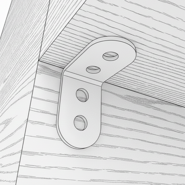 Куточок вузький перфорований (27х27х16х2мм) ТМ "KOLCHUGA" (Кольчуга) (40312077) 40312077 фото