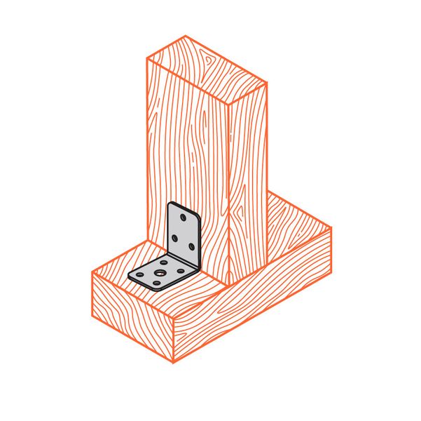 Куточок перфорований регульований посилений (80x80x80x2мм) ТМ "KOLCHUGA" (Кольчуга) (40312085) 40312085 фото